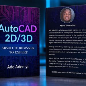 AutoCAD 2d and 3d book by Ade Adeniyi