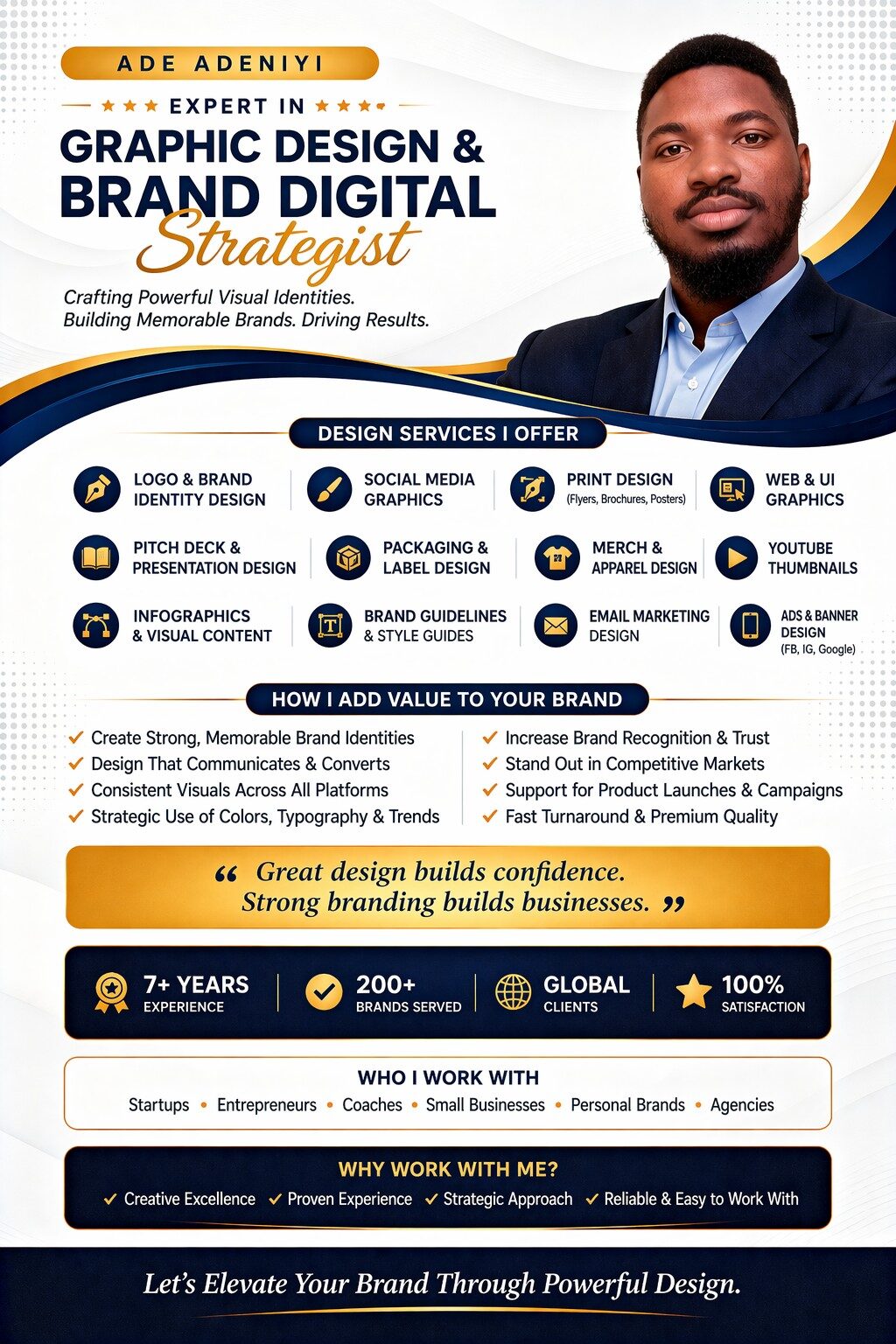 Professional branding and design services Ade Adeniyi