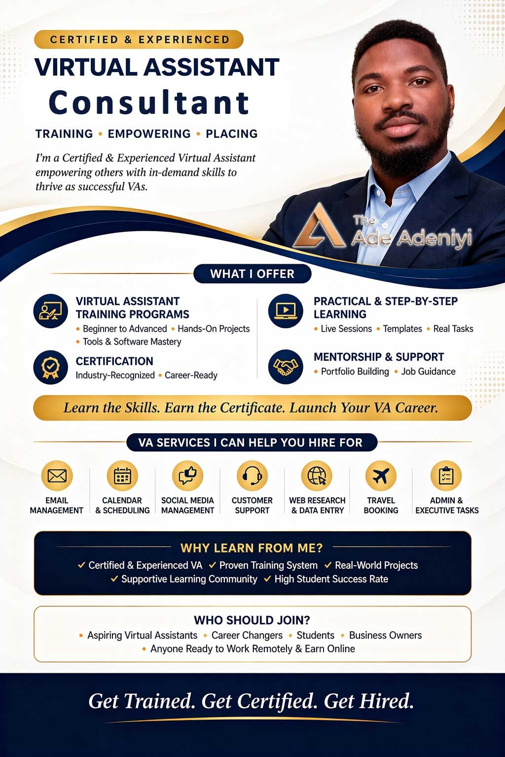 Virtual Assistant Consultant Ade Adeniyi