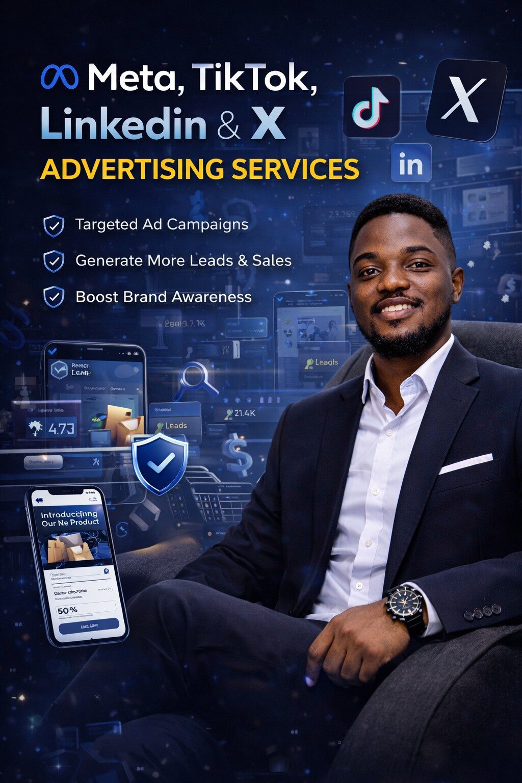 Ade Ad Services Meta, TikTok, LinkedIn & X Advertising Services: How Smart Businesses Drive Growth Online